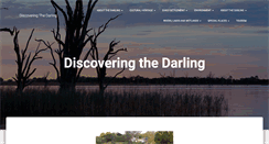 Desktop Screenshot of discoveringthedarling.com.au